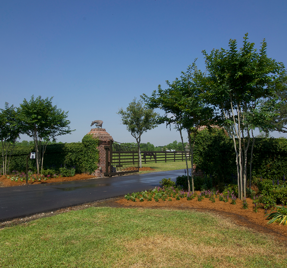 Le Bocage entrance drive